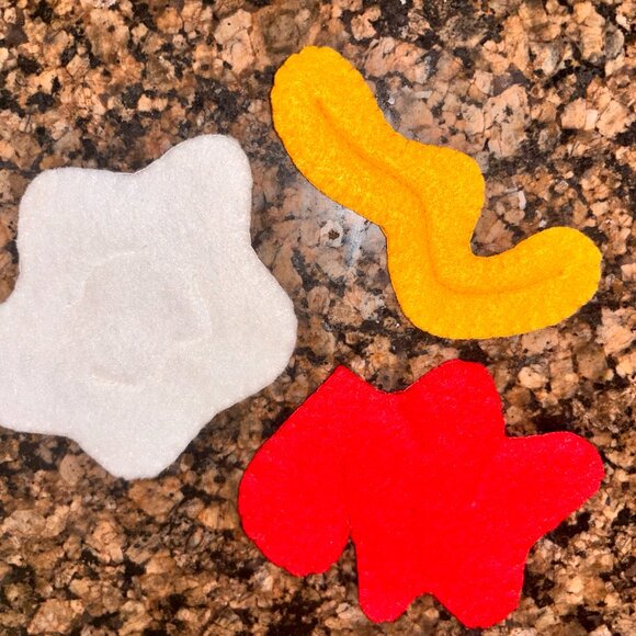 PLAY FOOD - FELT -- LUNCH ITEMS - Picture 5 of 8